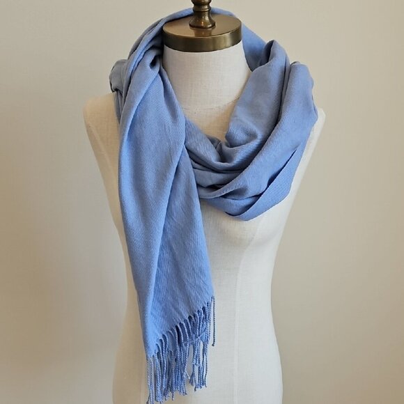 Elegant Blue Scarf - Picture 1 of 2